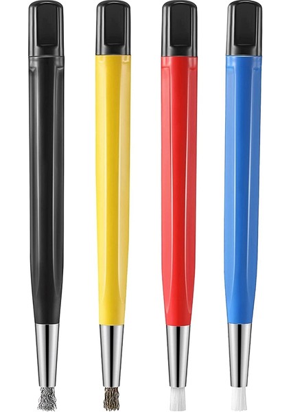 Adet/takım Pas Temizleme Fırçası Kalem Cam Elyaf/pirinç/çelik/naylon Fırça Kalem Şekli Izle Parçaları Parlatma Temizleme Aracı (Yurt Dışından)