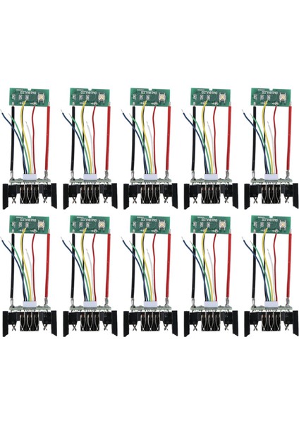 10 Adet 18V 21V Li-Ion Pil Pcb Şarj Koruma Devre Kartı (Yurt Dışından)
