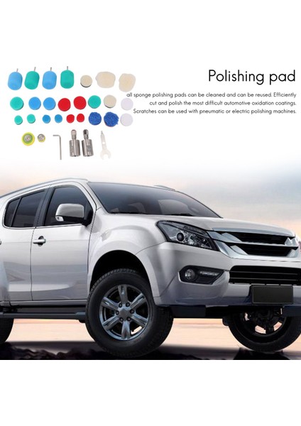 Mini Detay Parlatma Şaftı, Araba Köpük Matkap Parlatma Pedi Seti, 5/8 Inç ve M14 Dişli, Döner Alet/parlatma Makinesi Için (Yurt Dışından) fırsatları