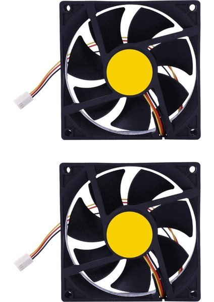 2x 3 Pin 90MM 25MM Soğutucu Fan Soğutucu Soğutma Radyatörü Bilgisayar Pc Cpu 12 V (Yurt Dışından)
