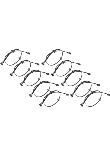 10X Pcıe 6pin Erkek - 3 Sata Güç Uzatma Kablosu Focus Plus Focus + Serisi 850PX 750PX 650PX 550PX (Yurt Dışından)