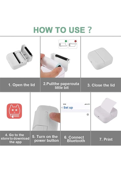 Taşınabilir Etiket Yazıcısı, Mini C15 Cep Termal Yazıcısı, Bluetooth Fotoğraf Yazıcısı, Taşınabilir Etiket Etiket Yazıcısı, Mavi (Yurt Dışından) fırsatları