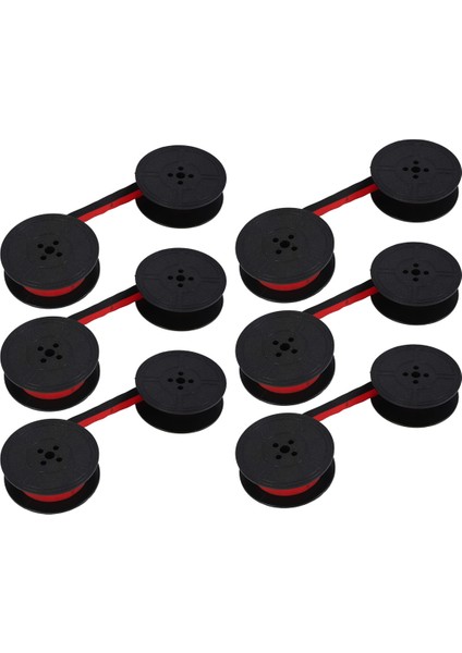 6pack Daktilo Şeridi Ikiz Makara Daktilo Şeridi Çoğu Daktilo Için Kırmızı ve Siyah Ikiz Makara Değiştirme Paketi (Yurt Dışından)