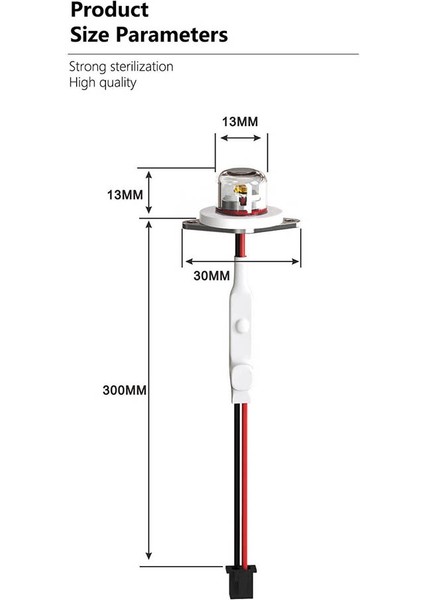 DC12-24V Uvc 270-280NM Ultraviyole Su Arıtma Sterilizasyon Pet Su Sebili Nemlendirici LED Dezenfeksiyon Modülü (Yurt Dışından)