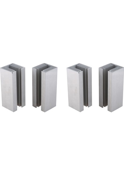 4 Adet Fan Radyatör/alüminyum SOĞUTUCU/TO-220 Isı Emici/to-3p Isı EMICI/3P11 Isı Emici 40X40-100MM (Yurt Dışından)
