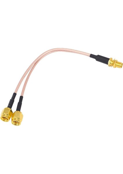 4x Wifi Anten Koaksiyel Kablo Sma Dişi Y-Tipi 2xsma Erkek Düz Splitter Birleştirici Uzatma Pigtail Kablo RG316 (Yurt Dışından) modelleri