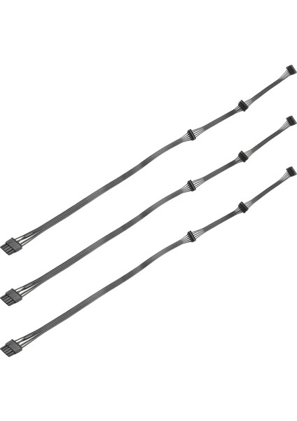 3x 5pin 1 Ila 3 Periferik 4 Pin Molex Ide 5p Psu Güç Uzatma Kablosu V550 V650 V700 V750 V850 V1000 (Yurt Dışından)