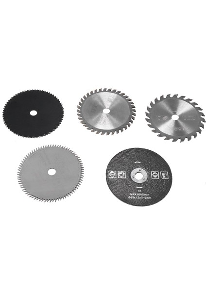 5 Parça Set Karbür Kesme Bıçağı Küçük Daire Testere Bıçağı 85MM Ağaç Işleme Ev Dıy Testere Bıçağı (Yurt Dışından) modelleri