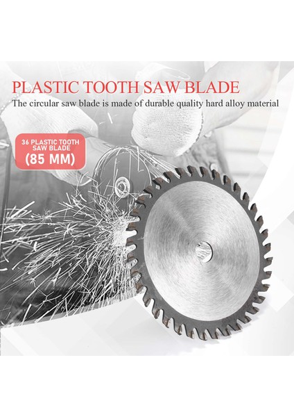 5 Parça Set Karbür Kesme Bıçağı Küçük Daire Testere Bıçağı 85MM Ağaç Işleme Ev Dıy Testere Bıçağı (Yurt Dışından) indirimleri