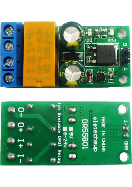 DC6-24V 2A Kendinden Kilitlemeli Bistable Ters Polarite Denetleyici Röle Modülü DR55B01 Motor Ileri/geri Denetleyici Kartı (Yurt Dışından)