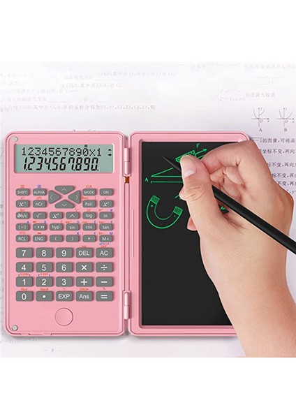 Bilimsel Hesap Makineleri, Silinebilir Yazma Tabletli 12 Haneli LCD Ekran Ev Okul Toplantısı ve Çalışması Için Katlanabilir D (Yurt Dışından) fırsatları