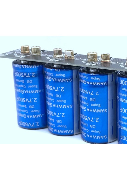 Farad Kondansatör 2.7V500F 6 Adet/1 Takım Süper Kondansatör, Koruma Levhalı Otomotiv Kondansatör (Yurt Dışından)