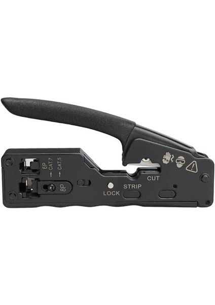 3x Ağ Kablo Crimper RJ45 Sıkma Aleti Kesici Striptizci RJ45 Cat7 Cat6 Cat5 RJ11 RJ12 Konnektör Crimper Pense (Yurt Dışından)