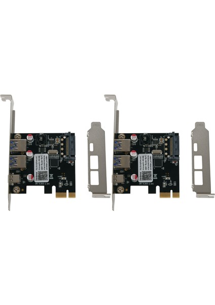 2x USB 3.1 Tip C Pcie Genişletme Kartı Pci-E - 1 Tip C ve 2 Tip A 3.0 USB Adaptörü Pci Express Denetleyici Hub (Yurt Dışından)
