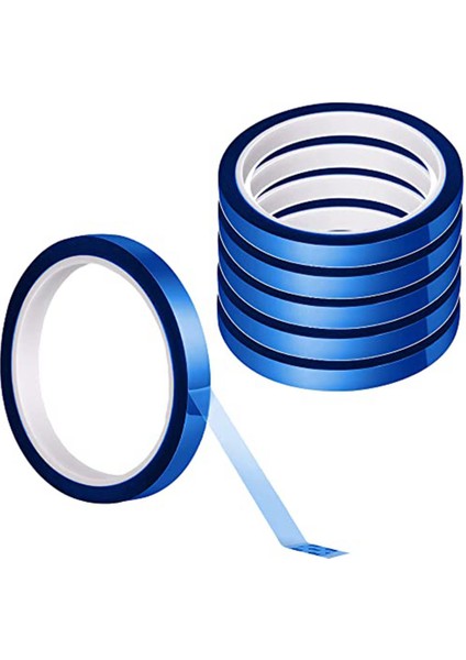 Süblimasyon Için 6 Rulo Isı Bandı, Elektronik El Sanatları Için Isıya Dayanıklı Bant Seti 10MMX108FT (33M), Isı Transfer Bandı (Yurt Dışından)