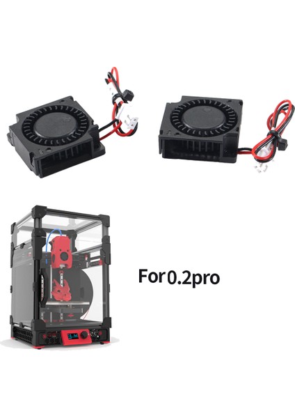 2 Adet Voron 0.1 3010 3D Yazıcı Soğutma Fanları Dc 24V Turbo Sessiz Soğutucu Isı Dağılımı Yedek Parça Aksesuarları (Yurt Dışından)