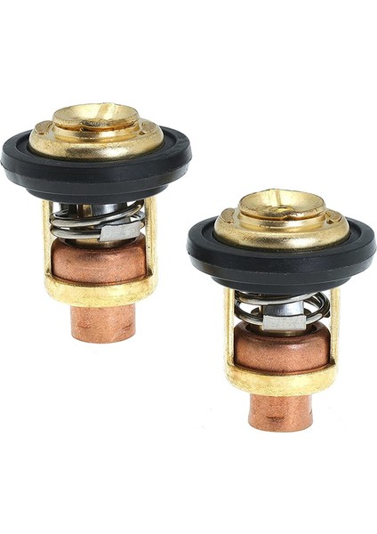 75692Q2 Termostat Mercury Mariner Marine 143F 143 Derece 135-150HP 175 200HP Için 13340 75692T'NIN Yerine Geçer, 2 Adet (Yurt Dışından) modelleri