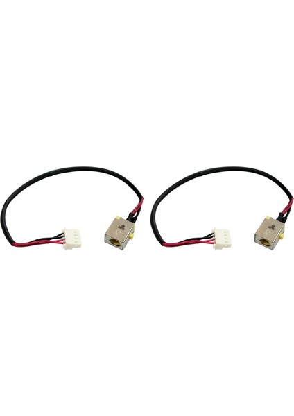 2x Dizüstü Bilgisayar Güç Jak Kablosu Soketi Aspire E5-532 E5-573 V3-F5-573 DD0ZAAAD000 Dc Güç Bağlantı Noktası Jakı (Yurt Dışından)