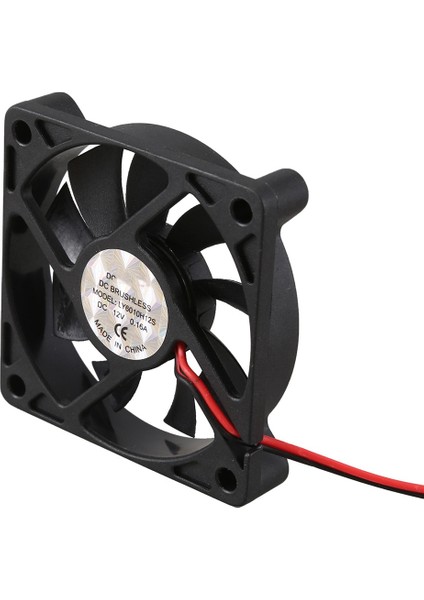 5x Masaüstü Bilgisayar Kasası Dc 12V 0.16A 60MM 2 Pin Soğutucu Soğutma Fanı (Yurt Dışından)