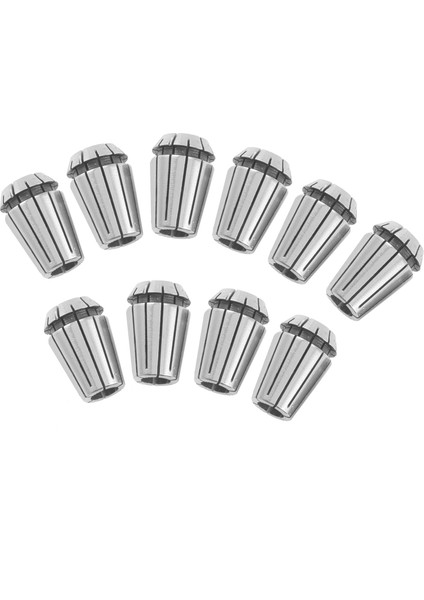 10 Adet ER20 Hassas Yaylı Yüksük Seti Cnc Freze Torna Aracı ER20 Yaylı Yüksük Chuck (Yurt Dışından)