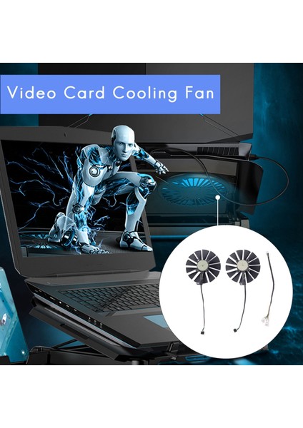 DC12V 95MM T129215SM Ekran Kartı Soğutucu Görüntü Kartı Soğutma Fanı Strıx RX470 RX570 RX580 Gtx 1050TI GTX1070TI 4pin 13 Bıçak (Yurt Dışından)