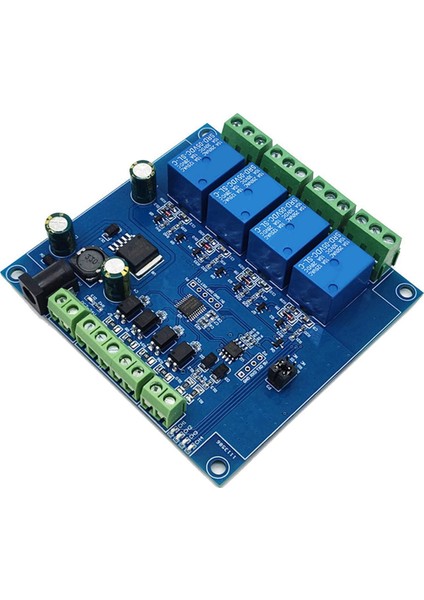 3x Modbus Rtu 4 Yollu Röle Modülü 7-24V Röle Modülü Anahtarı RS485/TTL Giriş ve Çıkış, Anti Ters Koruma ile (Yurt Dışından)