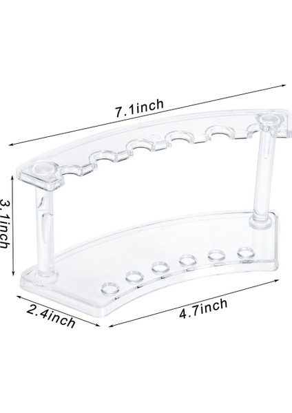 8 Paket Akrilik Kalem Ekran Standı, 6-Slot Kalemlik Raf, Okul Ofis Evler Mağaza Için Makyaj Fırça Raf Organizatör (Yurt Dışından) indirimleri