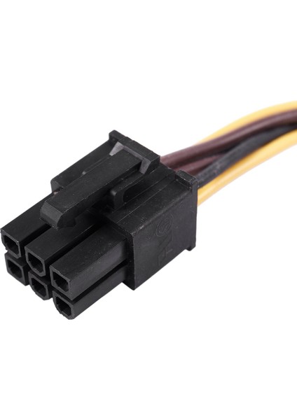 2x A Çift 4-Pin Molex Ide - 6 Pin Pcı-E Grafik Kartı Güç Bağlantı Kablosu Adaptörü (Yurt Dışından)