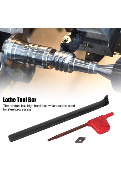 Torna Takım Tutucu Seti S08K-SDUCR07 DCMT0702 Bıçak Ekleme Yarı Ince Işlem Için Torna Delik Işleme Barası Seti (Yurt Dışından) fırsatları