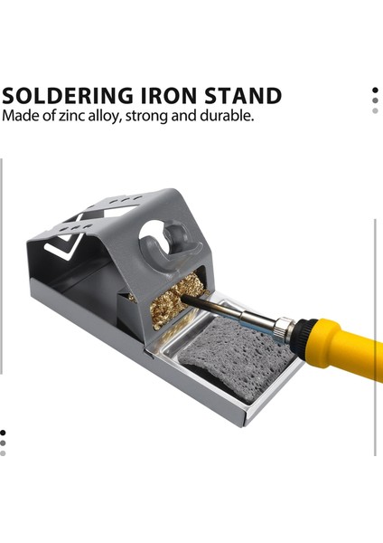 T12 Havya Istasyonu Standı Istikrarlı Kaynak Lehim Demir Ipuçları Tutucu Yalıtım Pedi Pirinç Tel Top Ucu (Yurt Dışından) modelleri