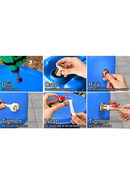 Prinç Bölme Bağlantı Parçası, 3 Takım 3/8 Inç Dişi 1/2 Inç Erkek Prinç Su Deposu Konektörü Dişli Halkalı (Yurt Dışından)