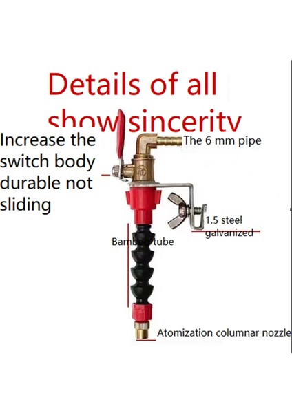 Kesme Makinesi Için Toz Sökücü Su Püskürtücü, Kesme Makinesi Için Sisleme Sistemi Su Püskürtücü Abd Tak (Yurt Dışından) fiyatları