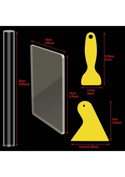44 Adet Polimer Kil Araçları, Kil Daire, Akrilik Kil Rulo, Çömlekçilik Seramik Dıy Kil Araçları Heykel Için (Yurt Dışından) fiyatları