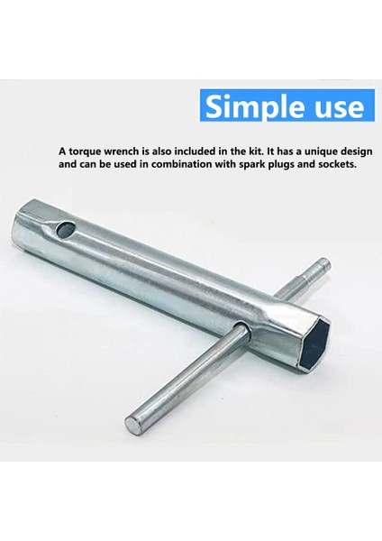 Metrik Boru Onarım Çift Uçlu Anahtar Seti Yardımcı Buji Yedek Kiti Oto Tamir Borusu Onarım Çalışması Için (Yurt Dışından) modelleri