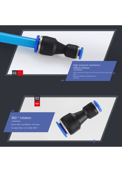 100PC Lot Pg4-6mm 6-8mm 6-10MM Hava Pnömatik Düz Bağlantı Parçalarına Montaj Plastik Hızlı Konektörler PG10-8 (Yurt Dışından) modelleri