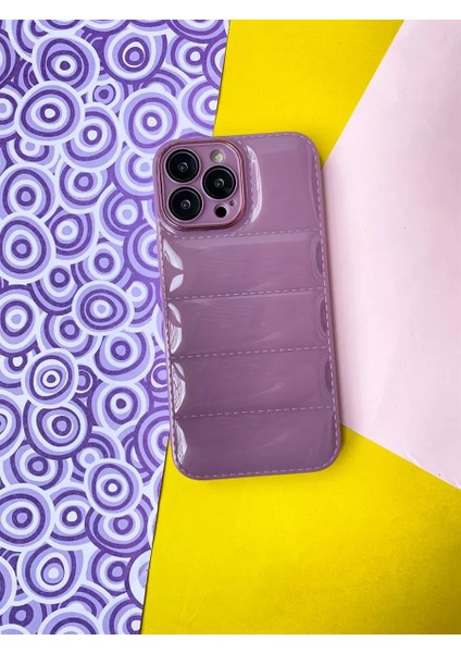 Apple Iphone 12 Pro Uyumlu Puffer Silikon Kılıf Kamera Koruma Lens Korumalı Parlak Telefon Kılıfı