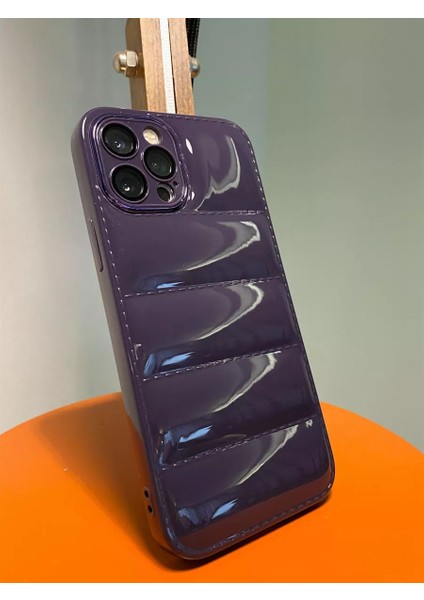 Apple Iphone 12 Pro Uyumlu Puffer Silikon Kılıf Kamera Koruma Lens Korumalı Parlak Telefon Kılıfı