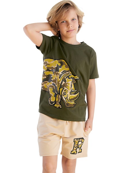 Rhino Erkek Çocuk T-Shirt Şort Takım