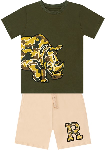 Rhino Erkek Çocuk T-Shirt Şort Takım modelleri