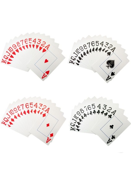 Weather Forecast Mavi Pvc Plastik Su Geçirmez Jumbo Blackjack Iskambil Oyun Kağıdı CIN642MV