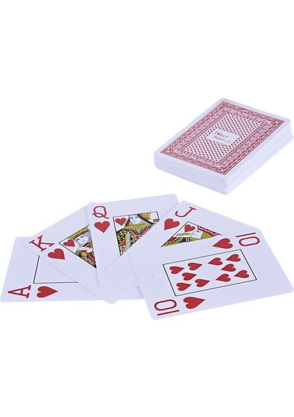 Weather Forecast Kırmızı Pvc Plastik Su Geçirmez Jumbo Blackjack Iskambil Oyun Kağıdı CIN642KR