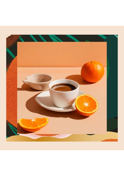Orange Turkish Coffee - Portakal Aromalı Türk Kahvesi, 200 gr