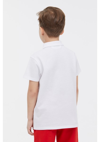 Ul 12ATA02 4fx Beyaz Çocuk Kısa Kol T-Shirt