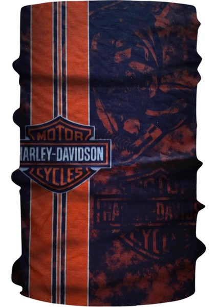 Harley Davidson Desenli Boyunluk