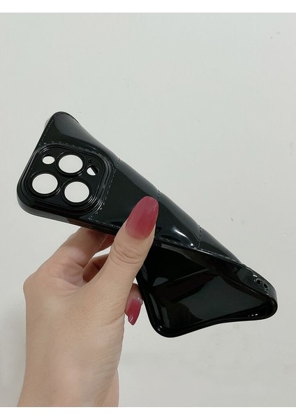 Apple Iphone 14 Pro Max Uyumlu Puffer Silikon Kılıf Kamera Koruma Lens Koruma Parlak Telefon Kılıfı indirimleri