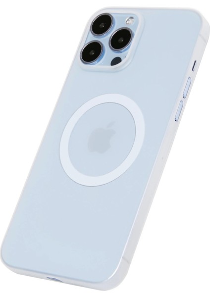 Apple iPhone 15 Pro Max Telefon Kılıfı Magsafe Ultra Ince Beyaz fırsatları