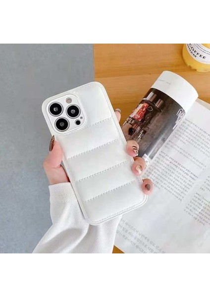 Apple Iphone 14 Pro Uyumlu Puffer Silikon Kılıf Kamera Koruma Lens Korumalı Parlak Telefon Kılıfı fırsatları