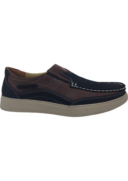 242-98 Erkek Siyah Nubuk Deri Casual Ayakkabı