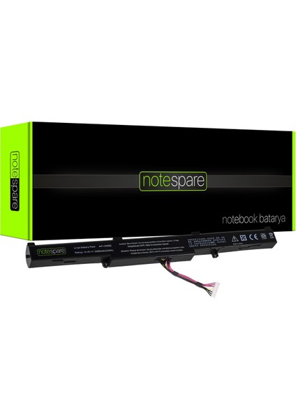 Asus ile Uyumlu A41-X550E, A41N1501, L41LK2H, L41LK9H Notebook Batarya Pil