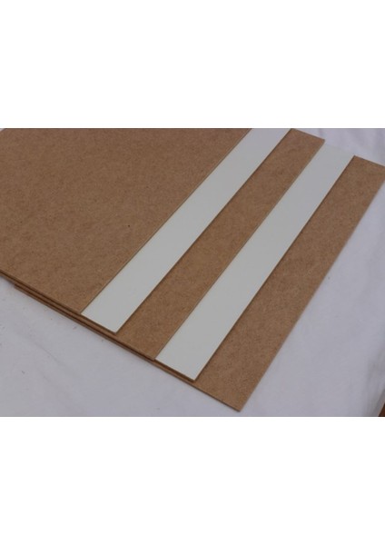 3 mm 50X70 cm Bir Yüzü Beyaz Mdf Duralit